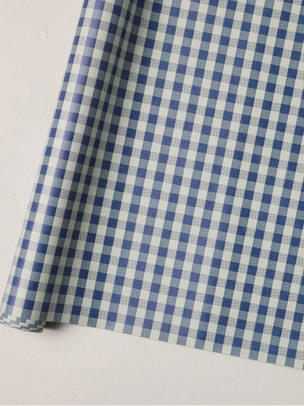 Hearth and Hand Blue Gingham wrapping paper 30 square ft